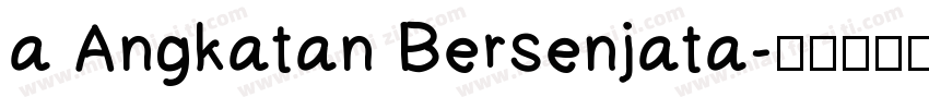 a Angkatan Bersenjata字体转换